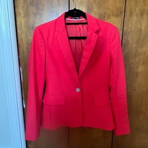 Express Red-orange blazer Size 4